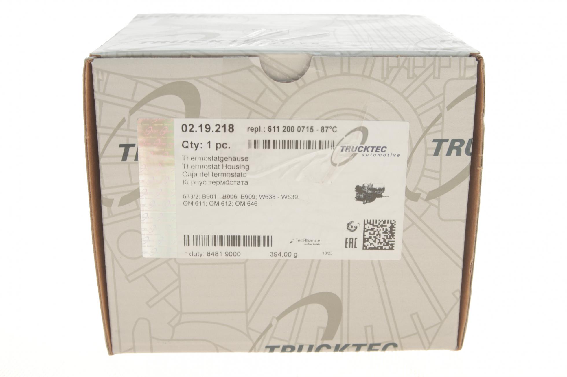 0219218 TRUCKTEC AUTOMOTIVE